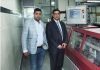 Replika Press aims to stay fit and profitable Bhuvnesh Seth, managing director, and his son Vikaran Seth, director of Replika Press with the Muller Martini Ventura sewing machine at the Replika Press plant in Kundli, Haryana. Pho