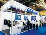 Epson and Konica Minolta in signage, POP and textile show Epson
