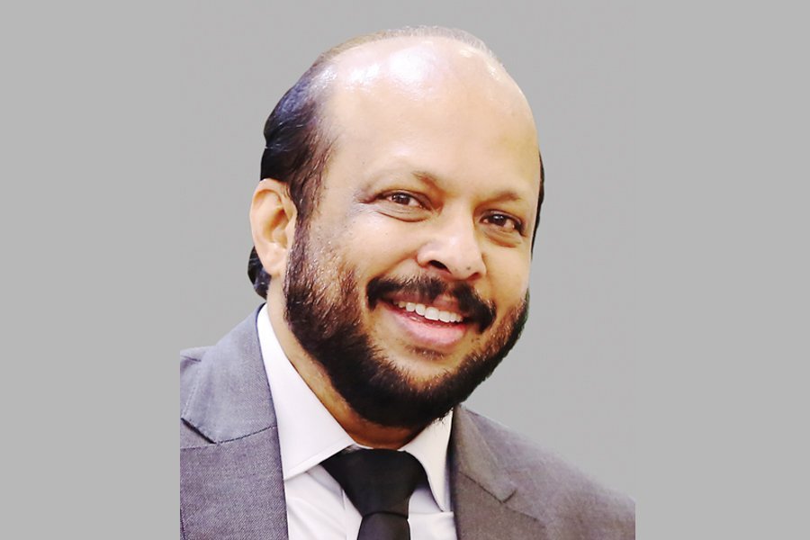 Dinamalar’s technical and marketing director, L Adimoolam. Photo Dinamalar