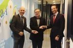 Q.I. Press Controls solidifies cooperation with Belgium-based Coldset Printing Partners L-R: Erik van Holten, chief executive officer, QIPC; Paul Huybrechts, managing director CPP, and Erwin van Rossem, head of sales at QIPC