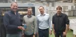 Heidelberg’s expansion of subscription service is a key element of digital transformation L-R: Lensing Operations Manager Ascan Schulz, Heidelberg Business Specialist Maximilian Schnippering, Heidelberg Project Manager Business Development Alexander Driss, and Lensing Head of Printing Guido Thesing