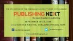The 8th Publishing Next Conference – 19-22 September 2019, Goa Conference
