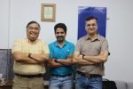 Offset technology under one roof BS Shesh, vice president of supply chain, Prasada, general manager of supply chain, and Puneet Razdan, general manager of HT Media at the HT Media plant in Greater Noida. Photo IPP