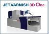 MGI and Konica Minolta to unveil new JETvarnish 3D One digital embellishment press The new press utilizes key components of the JETvarnish 3D Press Series