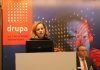 Interview with Sabine Geldermann – drupa postponed to 2021 drupa director Sabine Geldermann at a drupa promotion event in New Delhi in autumn 2019 Photo IPP at Messe Dusseldorf