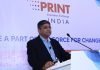 Print industry needs to realize selling just ink on paper will not work Bimal Mehta, managing director of Vakils Premedia. Photo IPP