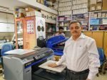 Venus Infotech promotes direct-to-garment printing with Epson’s SureColor SC-F2130 Hemanshu Desai, founder of Venus Infotech with SureColor SC-F2130. Photo IPP