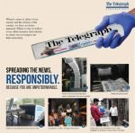 Zero incidents of COVID-19 being transmitted through print ABP’s Telegraph in Calcutta, India, produces an advertisement showing the safety measures — from production to distribution to street sales — being undertaken to ensure print is safe for readers.