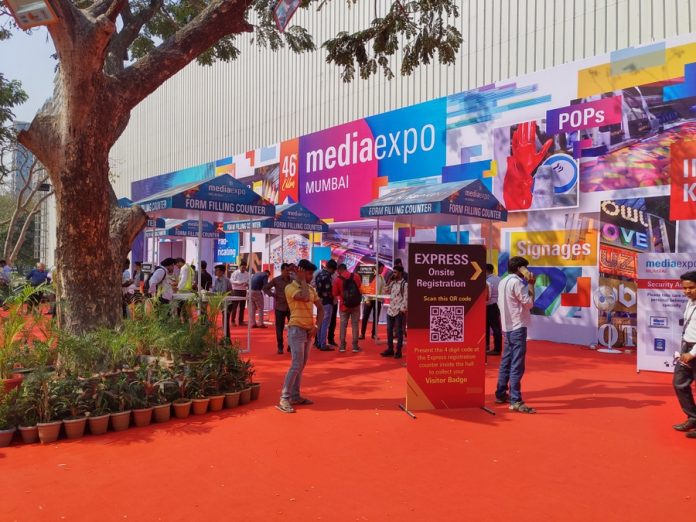 Bombay Exhibition Centre during the Media Expo Mumbai 2020. Photo IPP