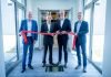 Koenig & Bauer Radebeul gets global Customer Experience Centre Inauguration of the new CEC in Radebeul (left to right): Dirk Winkler, head of print technology, product management and product marketing, Claus Bolza-Schünemann, president and CEO of Koenig & Bauer, Ralf Sammeck, Koenig & Bauer management board member and CEO of Koenig & Bauer Sheetfed, and Thomas Göcke, head of digital business transformation, hand the new building over to its future users Photo K&B