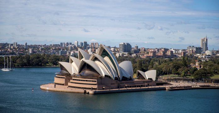 Sydney-Tourism-Australia The iconic Opera House in Sydney Harbor, at the center of a bustling, diverse metropolis of five million people. Credit: Tourism Australia via Internet GIJC