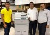 Sonal Xerox opens 10th branch with Canon imagePRESS C165 The Sonal Xerox team with the new Canon C165 digital press at its new branch in Ahmedabad