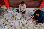 Jagran : newspaper distribution in the pandemic Newspaper hawkers/Jagran : newspaper