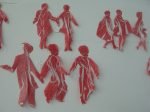 Trade fair blues Paper decorations from drupa 2012
