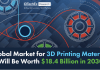 Materials will be most significant part of the 3D printing industry, reports IDTechEx IDTechEx