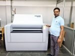 Ranchi’s National Printers installs a Heidelberg Suprasetter A106 Krishna Kant Kedia of National Printers in Ranchi with the brand-new Heidelberg Suprasetter A106 CtP equipment Photo: Heidelberg