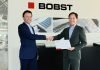 Bobst rewards inventor employee for embossing detection technology Matthieu Richard receiving the prestigious Bobst Inventor Award