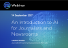 Wan-Ifra webinar on AI for journalists and newsrooms AI