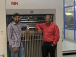 Bengaluru’s Ravi Graphics installs Easymatrix 106 CS V R Sharath and V R Bharath from Ravi graphics with the MK Easymatrix 106 CS diecutting equipment