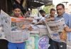 Love in the time of vaccination – or Indian print media recovers Part 2 Indians reading newspapers