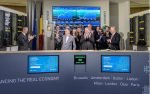 Hybrid Software Group celebrates its name change Hybrid Software Group celebrates its name change at Euronext exchange
