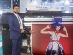 Colorjet’s Vulcan Prime UV RTR printer at Media Expo 2021 Colorjet