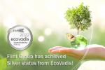 Flint Group receives a silver status from Ecovadis Flint Group has received a silver status from Ecovadis for supplying sustainable products and services to the packaging and printing industries