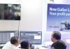 The second day of Printpack India 2022 at Greater Noida Live demonstration of customers' files on Prinect in the cloud at the Heidelberg stand at Printpack
