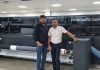 Caterpillar Signs installs first Efi VUTEk FabriVU 340i+ at Ahmedabad Efi