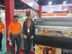 Kejie Digital shows wide format digital printers in New Delhi Rajiv Bhardwaj, CEO & project guide and Indian representative, Kejie Digital standing with a wide format digital printer at Kejie’s Stand. Photo: IPP