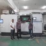 Objectify Technologies – Additive manufacturing in India Objectify Technologies team standing in front of EOS M404 - The industrial 3D printer for metal. Photo: IPP