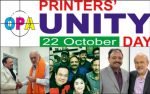 Printers observed 22 October as Printers’ Unity Day Printers