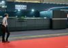 Ricoh shows off Pro Z75 at IGAS Ricoh showed its Pro Z75 B2 inkjet press at IGAS 2022. Photo Nessan Cleary