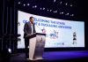 The National Awards for Excellence in Print 2024 in Mumbai Grand Slam mixed doubles men's and mixed doubles champion Mahesh Bhupathi speaks at the AIFMP National Awards for Excellence in Printing in Mumbai on 8 February 2024 Photo AIFMP