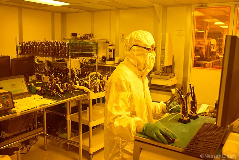 Every Samba printhead has an EPROM module with information on its performance.Photo Nessan Cleary