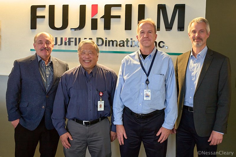 From left: Dave Pulizzi, vp of operations; Darren Imai, VP of MEMs R&D; Terry O’Keefe, senior product manager; and Bailey Smith, EVP business development.Photo Nessan Cleary