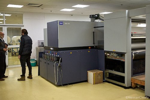 Bliss Impex operates three of these Durst Alpha 190 printers with reactive inksPhoto Nessan Cleary