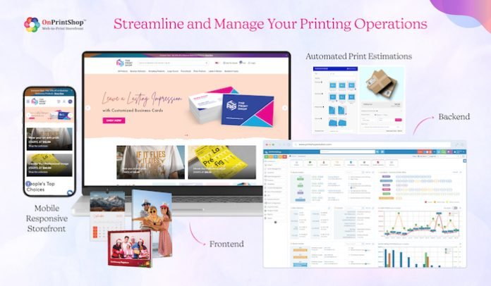 Print Factory Web View OnPrintShop's web-to-print solutions at Printing United Expo 2024