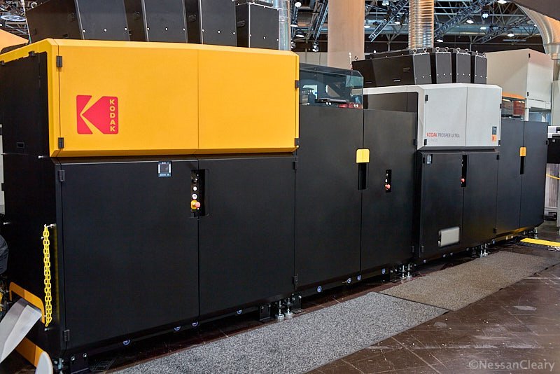 Kodak showcased its Ultra 520 inkjet press at Drupa 2024.Photo Nessan Cleary