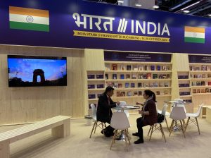 Three industry organizations (NBT, Capexil and the Chennai International Book Fair) had exceptionally large collective booths representing another few dozen publishing houses and other institutions (ICSSR, ISCS, Urdu Council, Sahitya Akademi) under the slogan “We, the People of India…” taken from the Preamble of the country’s Constitution.