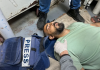 Journalist fatalities in Gaza continue unabated Palestinian journalist Sami Shehadeh, wounded in an Israeli strike, lies on the floor at Al-Aqsa hospital in Deir al-Balah in the central Gaza Strip on April 12. (Photo: Reuters/Doaa Rouqa vis CPJ)