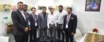 Komori sells multiple multicolor sheetfed offset printing presses at Printpack The Komori India team at Printpack