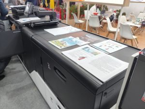 The Kyocera TASKalfa Pro 15000c printer displayed at the TechNova stand