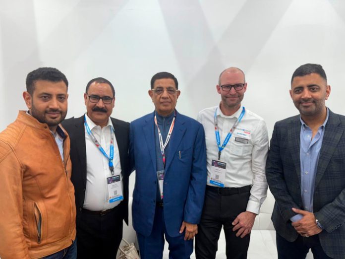 The team of Replika Press with Manroland Sheetfed at Printpack India 2025