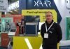 Xaar results show transition Xaar's CEO John Mills at InPrint 2022 Photo Nessan Cleary