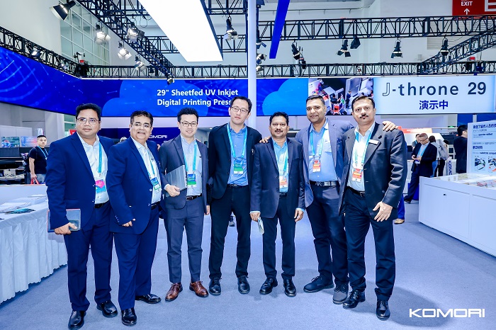 Komori India reports a successful China Print 1 Komori