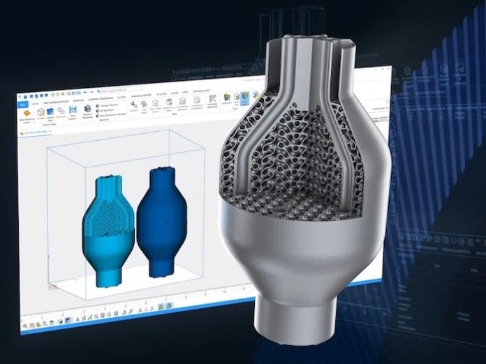 Materialise_Magics2025_PRmat_WQ copyWeb700 The DfAM approach allows designers to take advantage of the specific characteristics of additive manufacturing, such as latticing to create lightweight parts without sacrificing strength Image Materialise