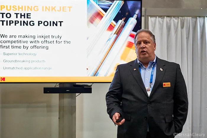 Jim Continenza, Executive Chairman and CEO of Eastman Kodak Photo Nessan Cleary