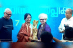 Mathrubhumi Literary Award conferred on Sarah Joseph Renowned writer Sarah Joseph has been conferred with the 2024 Mathrubhumi Literary Award