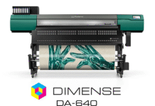 Roland DG’s new Dimense DA-640 dimensional surface printer Roland DG